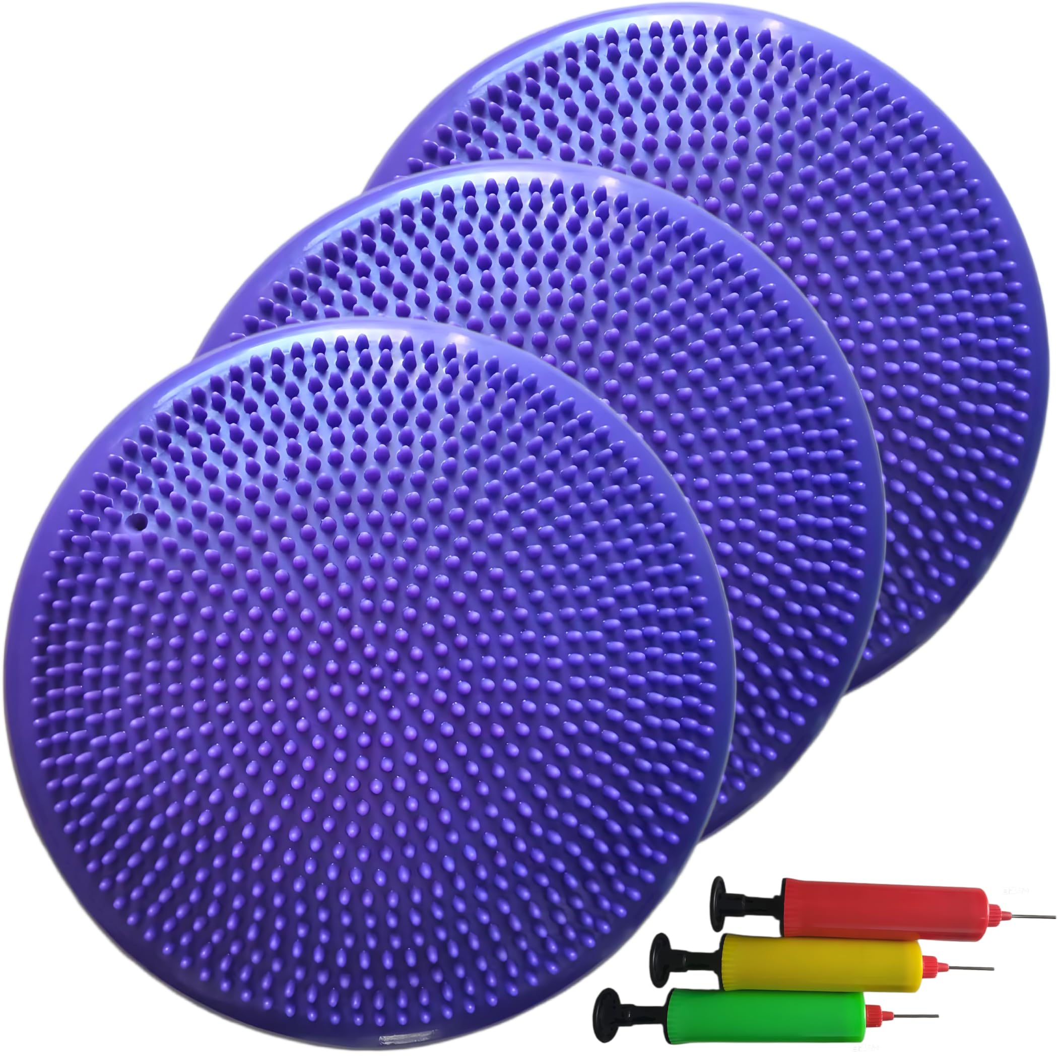 3er-Pack sensorisches Wackelkissen, Wackelsitz, Balance-Stabilität, Disc Core Trainer für Erwachsene und Kinder