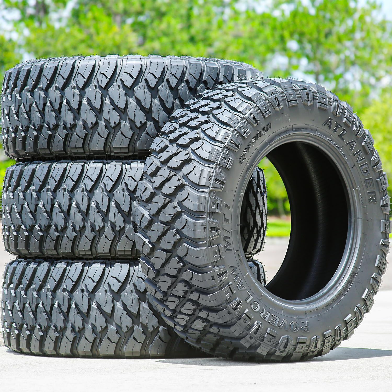 Amazon.com: Set of 4 (FOUR) Atlander Roverclaw M/T I Mud Off-Road