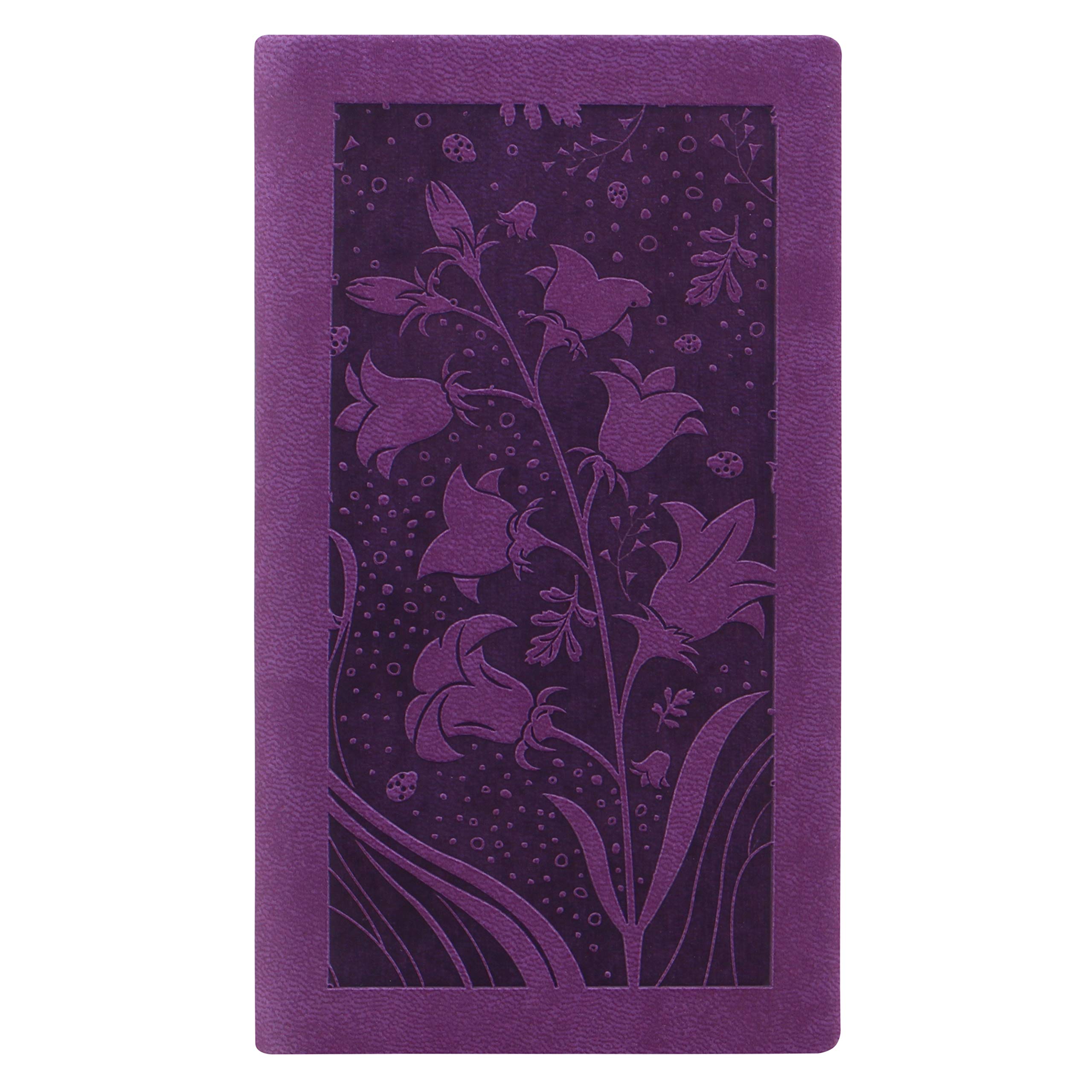 LETTS Blossom Medium Pocket Week to View 2021 Diary - Purple, 21-080849