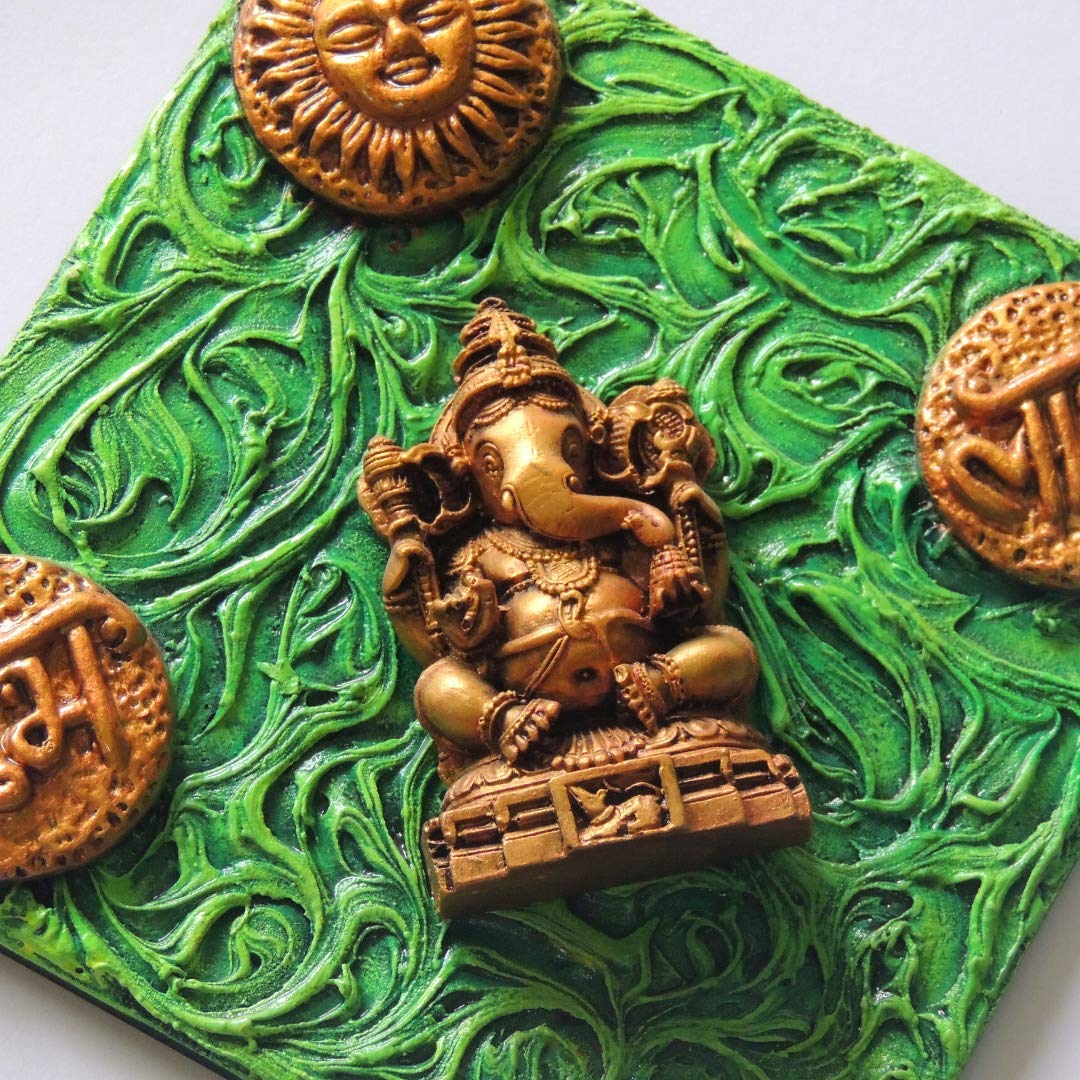 Artz N Colours Ganesha Wall Hanging Ganesha Mural Outside Door Wall