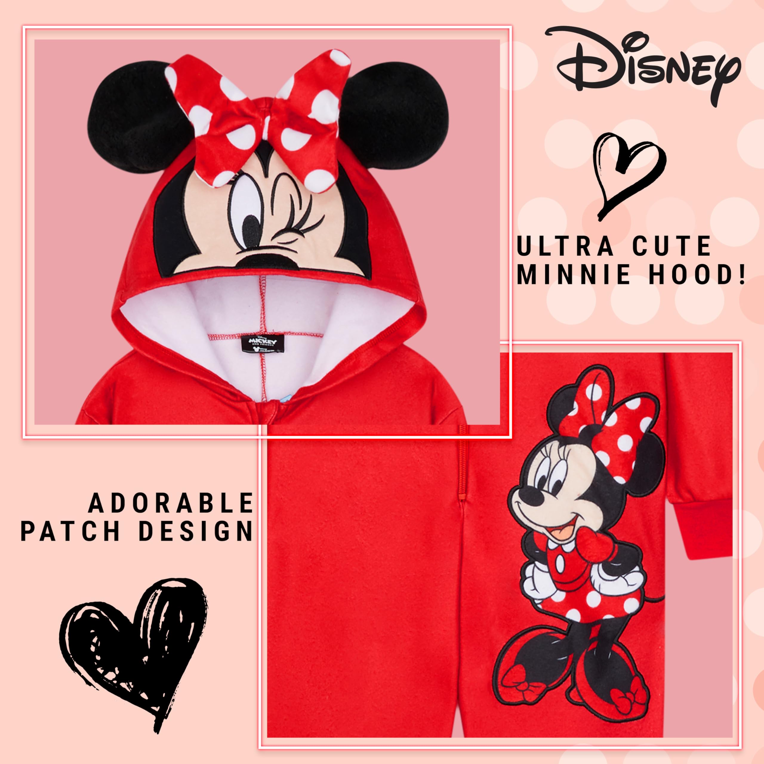 Disney Stitch Fleece Kids Onesie Hooded Onesie for Kids Toddlers Teenagers 2-14 Years Kids PJs Loungewear Stitch Gifts