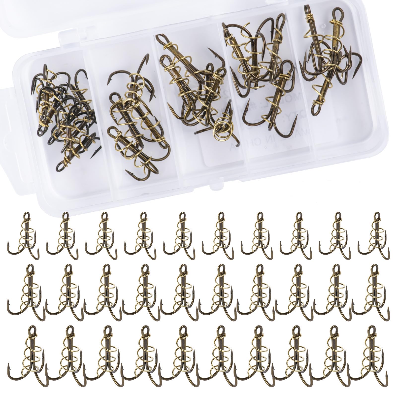 VMC Dough Bait O'Shaughnessy Treble Hooks 5-pack - Discount Tackle - Foto 4