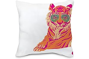 Gorgeous Pink Yellow Orange Decorative Pillows