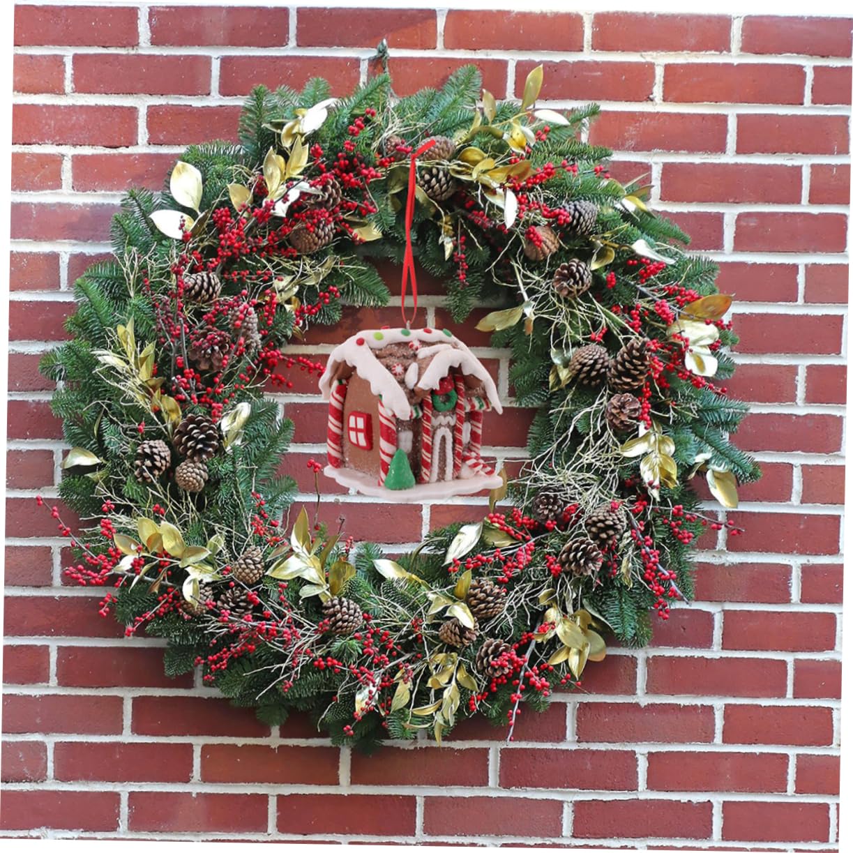 ORFOFE 4piezas Adornos Colgantes De Casa De Jengibre para Decoración De Árbol De Navidad y Fiesta Accesorios Navideños para Escritorio y Hogar
