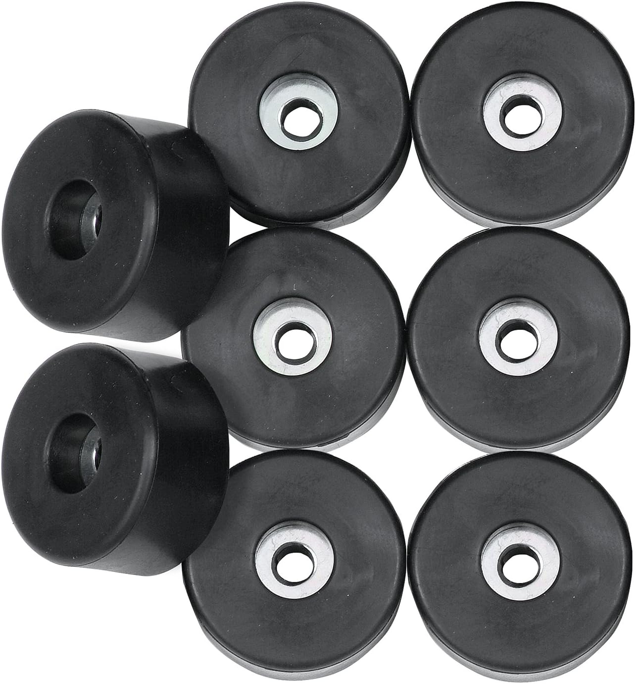 Reliable Hardware Company RH-1606-8-A Rubber Foot, Black