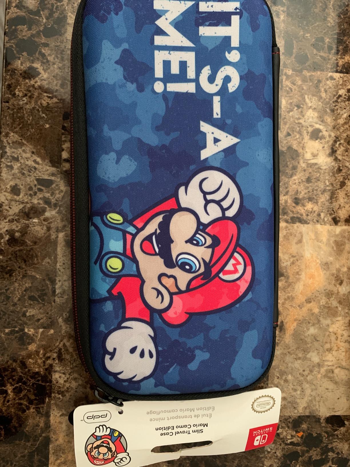 Amazon.com: Nintendo Switch Camo Super Mario Bros Mario Slim Travel ...