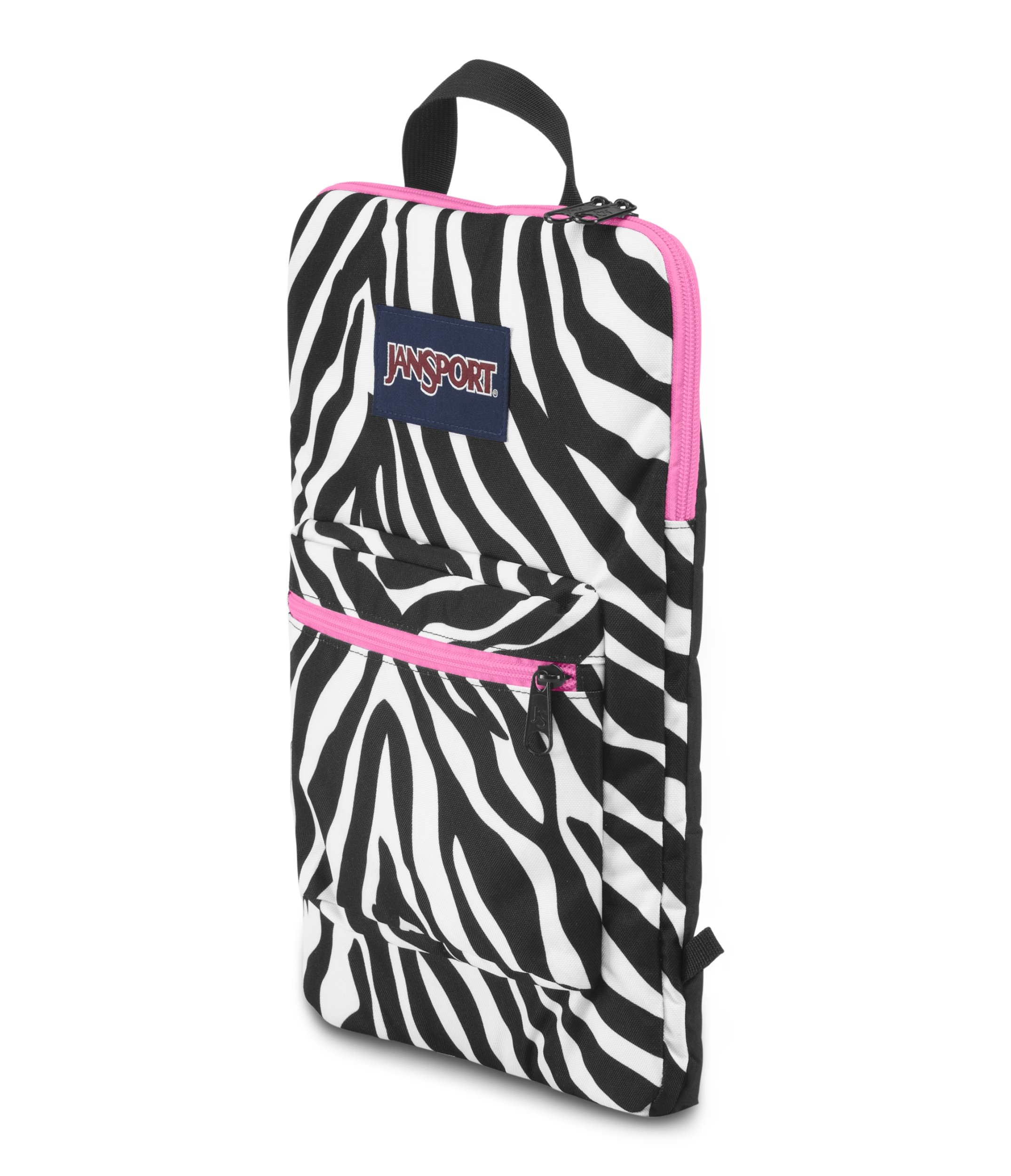 Amazon.com: JanSport Superbreak® Sleeve Black/White/Fluorescent Pink Miss Zebra : Electronics