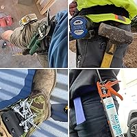 Vista 7 de MagMaster Soporte magnético para herramientas – Imán fuerte con clip para cinturón para tornillos, clavos, martillo, dados, alicates