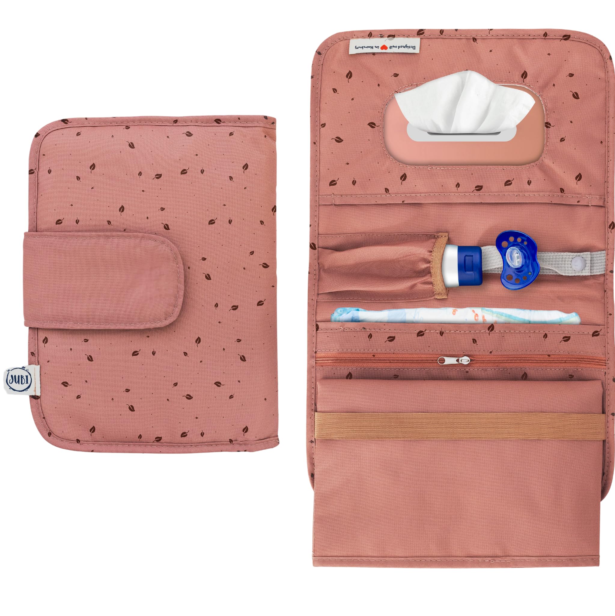 Jubi® Kleine Windeltasche mit Wickelunterlage für Baby