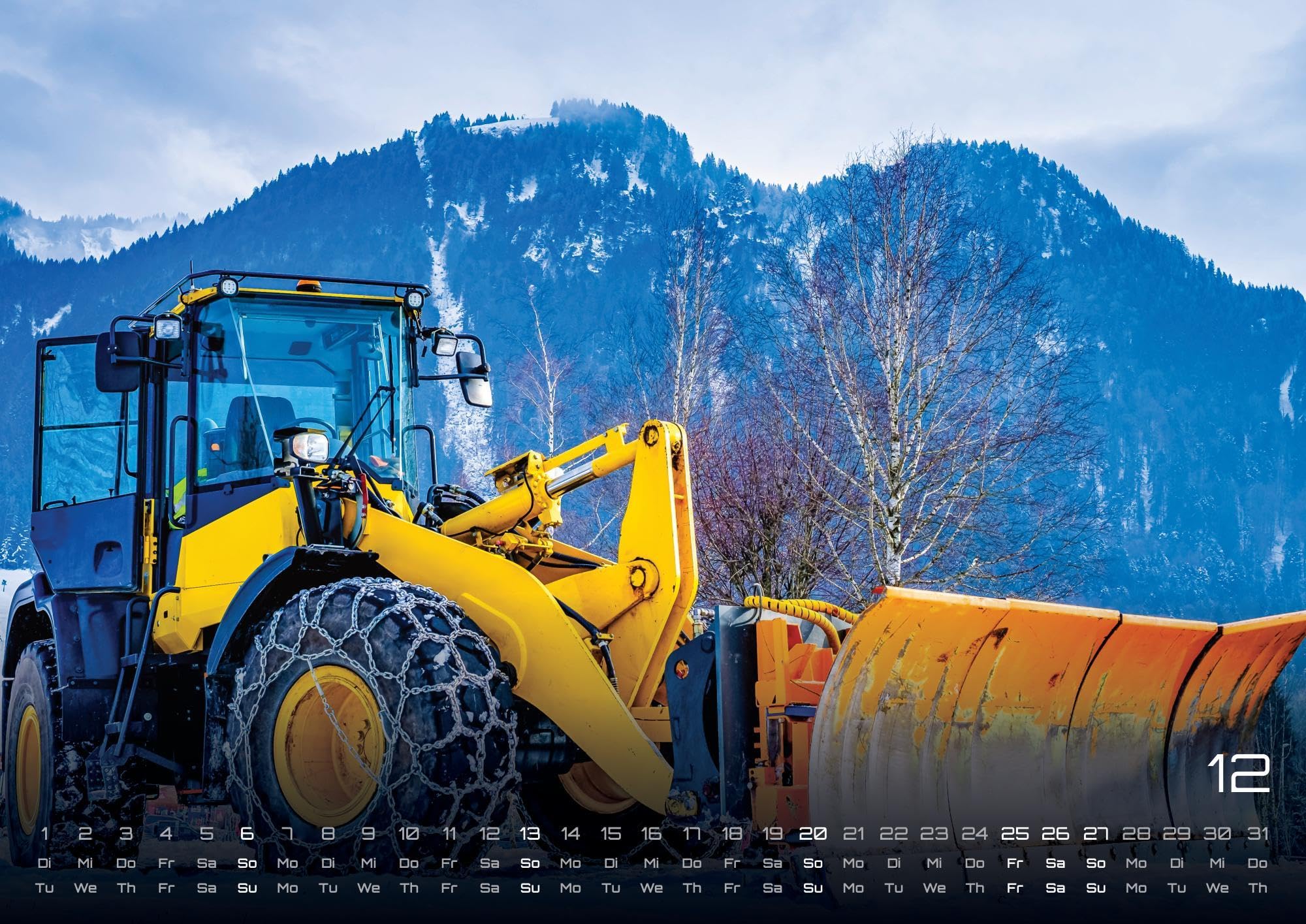 Landmaschinen - Traktor - 2026 - Kalender DIN A2: Der Wandkalender mit den besten Landmaschinen für das Jahr 2026 im extragroßen Format DIN A2 (ca. 60 x 42 cm)!