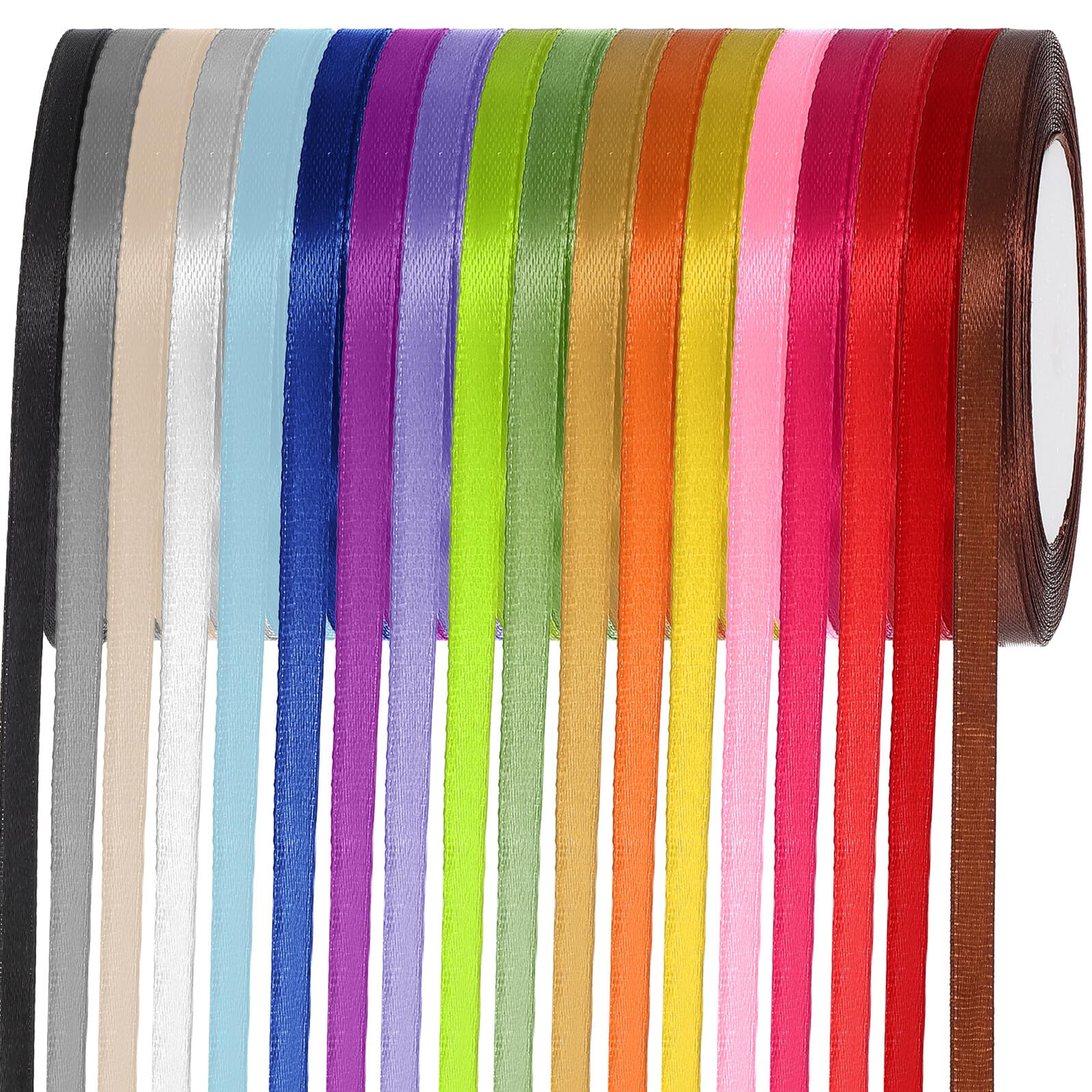 Rubans tissu colorés fins pour en finir avec les paquets tristes