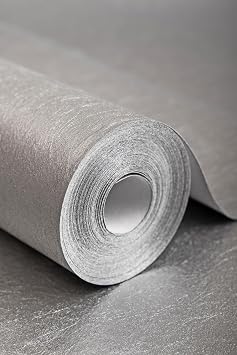 Graham & Brown 33-344 Tranquil Wallpaper, Silver