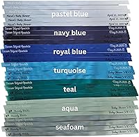 Vista 6 de 50 cintas personalizadas para bodas, despedidas de soltera, baby shower, centros de mesa, marcos de fotos, fiesta, invitaciones o confeti - Cintas