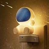 L LOHAS LED Night Light for Kids&comma; 3D Space Night Light Plug in&comma; Dusk to Dawn Nursery Night Lights&comma; RGB&plus;Soft White 3000K&comma; 3 Lighting Modes&comma; Room Decor&comma; Children