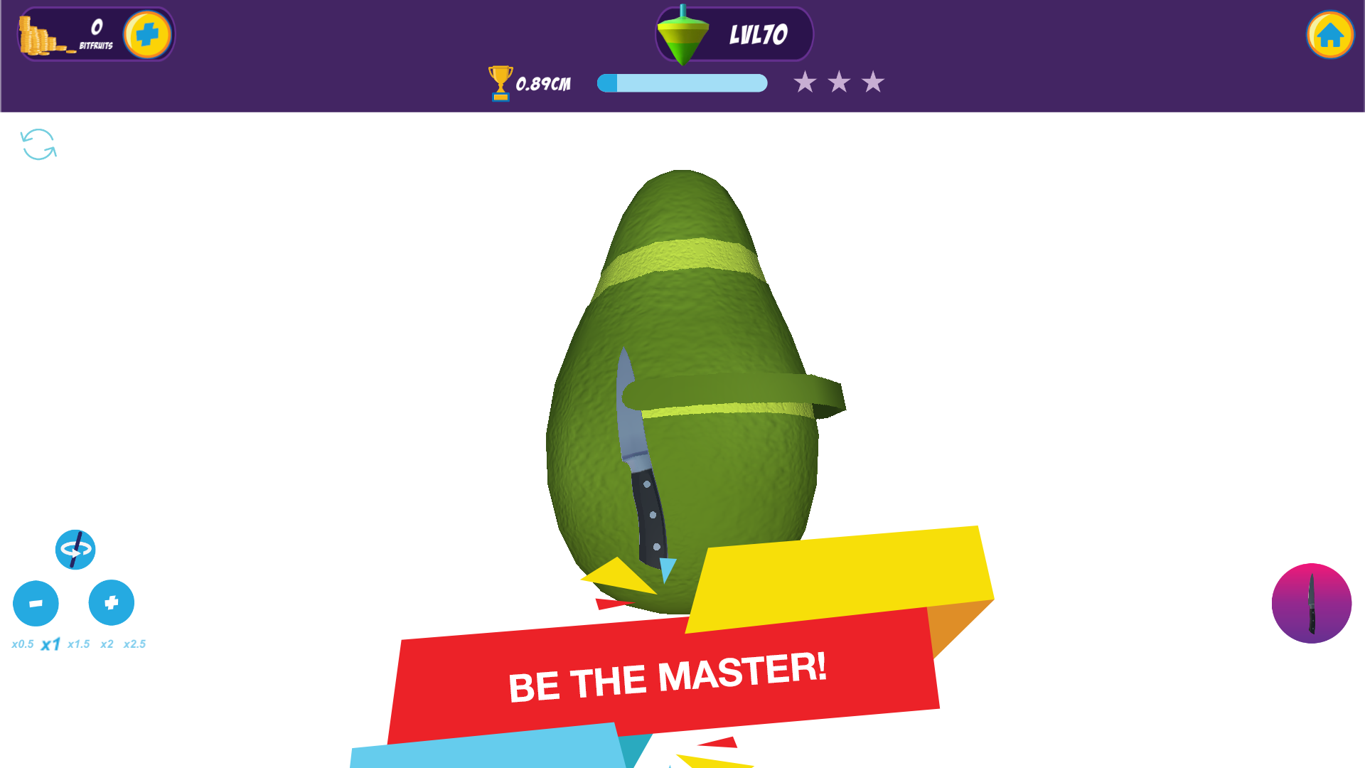 Peel Master Fruit Peeling & Slicing Game Simulator ASMR App on