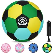 <span>Indoor Soccer Ball Size 3 Silent Soccer Balls Gifts for Beginners, Soft Foam House Training Balls, Lightweight Soccerball with Pump for Home Practice</span>