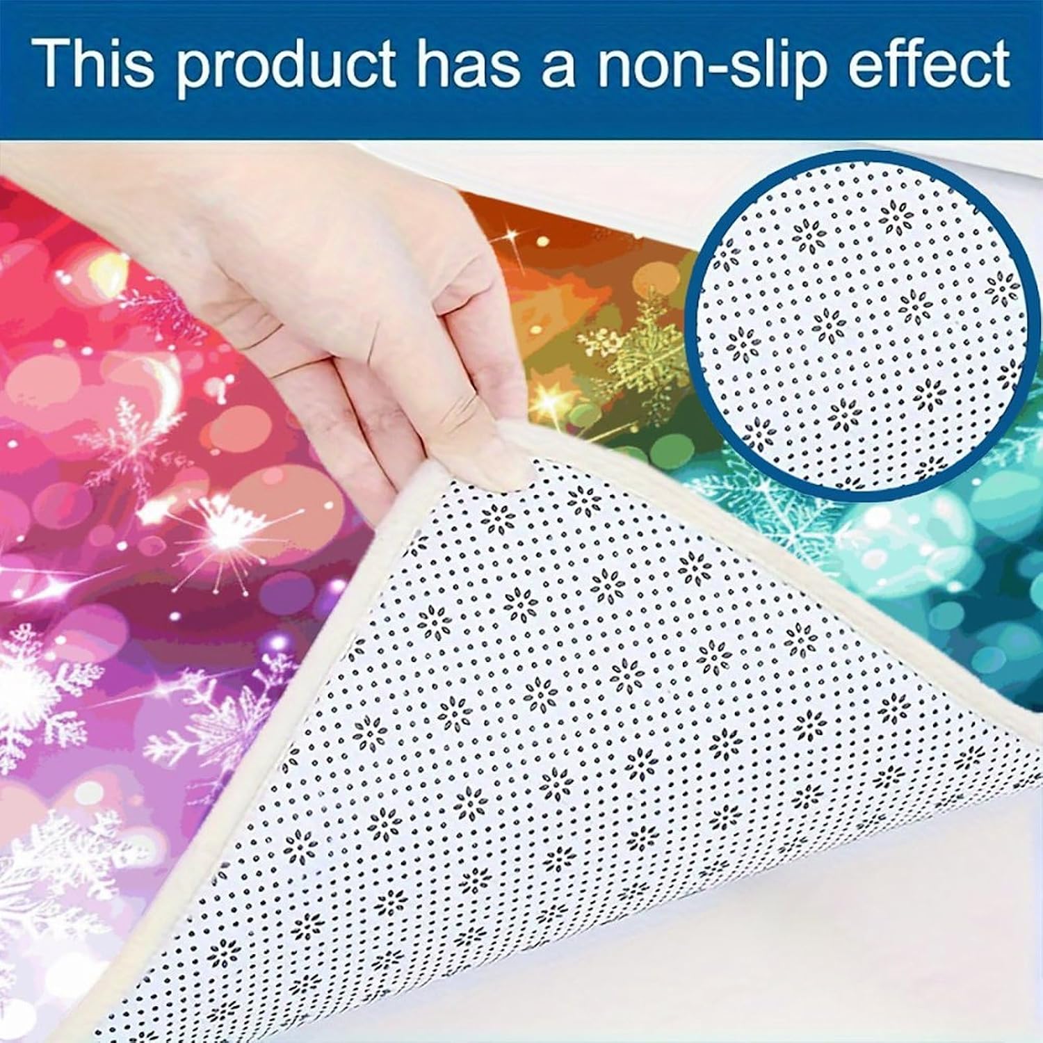 Vibrant Color Images Kitchen Mats for Floor 3 Pcs Kitchen Rugs
