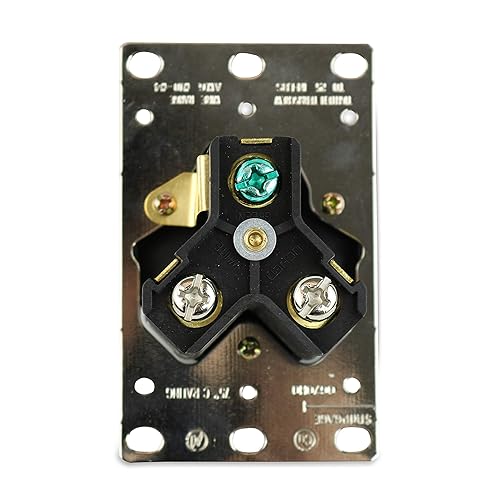 Miniatura 3 de RV 30 amperios, 125 voltios, NEMA Tt-30R, 2P, receptáculo de alimentación de 3 W, cuchilla recta, grado industrial, conexión a tierra, cable