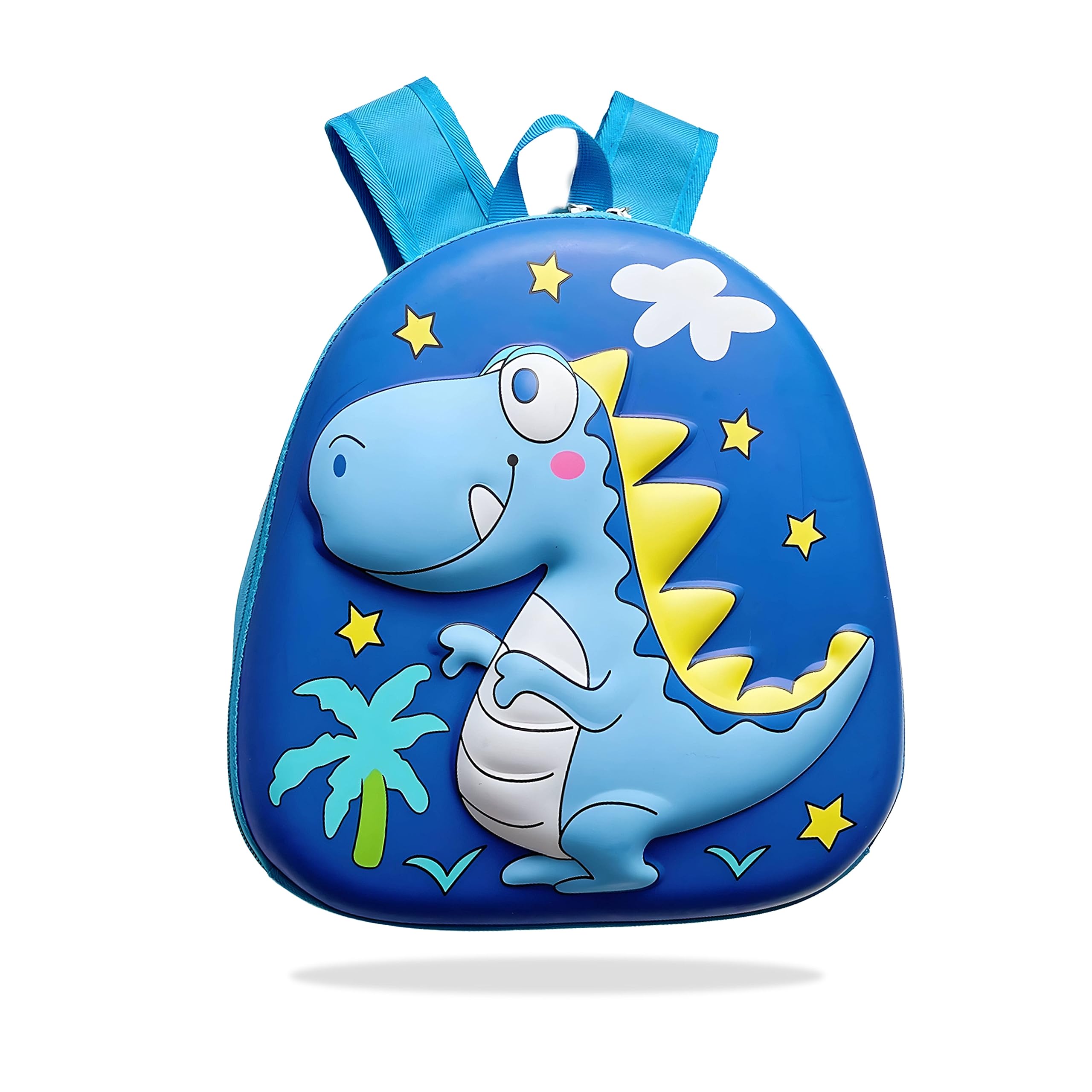 BEMBIKA Kindergarten Cute Cartoon Kids School Bag for Boys and Girls, Toddler Preschool Plush Travel Schoolbag, Perfect Book Bag, Casual Backpack for Kids � (Dino Blue)-image-37