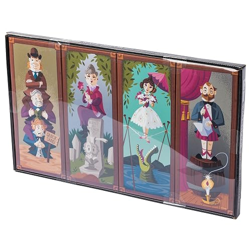 Silver Buffalo Haunted Mansion Stretch Painting Set 4pc 12" x