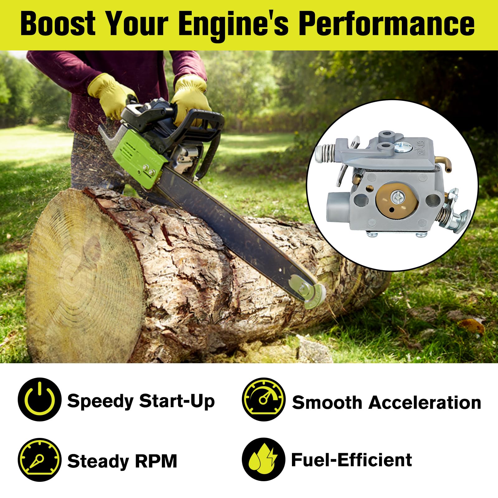 Amazon.com: RY3714 Carburetor for Ryobi RY3716 RY3714 chainsaw