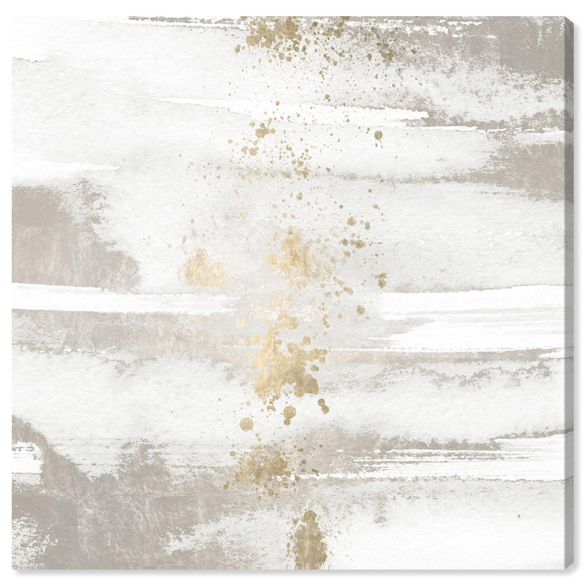 (SIMILAR)The Oliver Gal Artist Co. Abstract Wall Art Canvas Prints 'Sun and Rain' Home Décor, 16 in x 16 in, White, Gold
