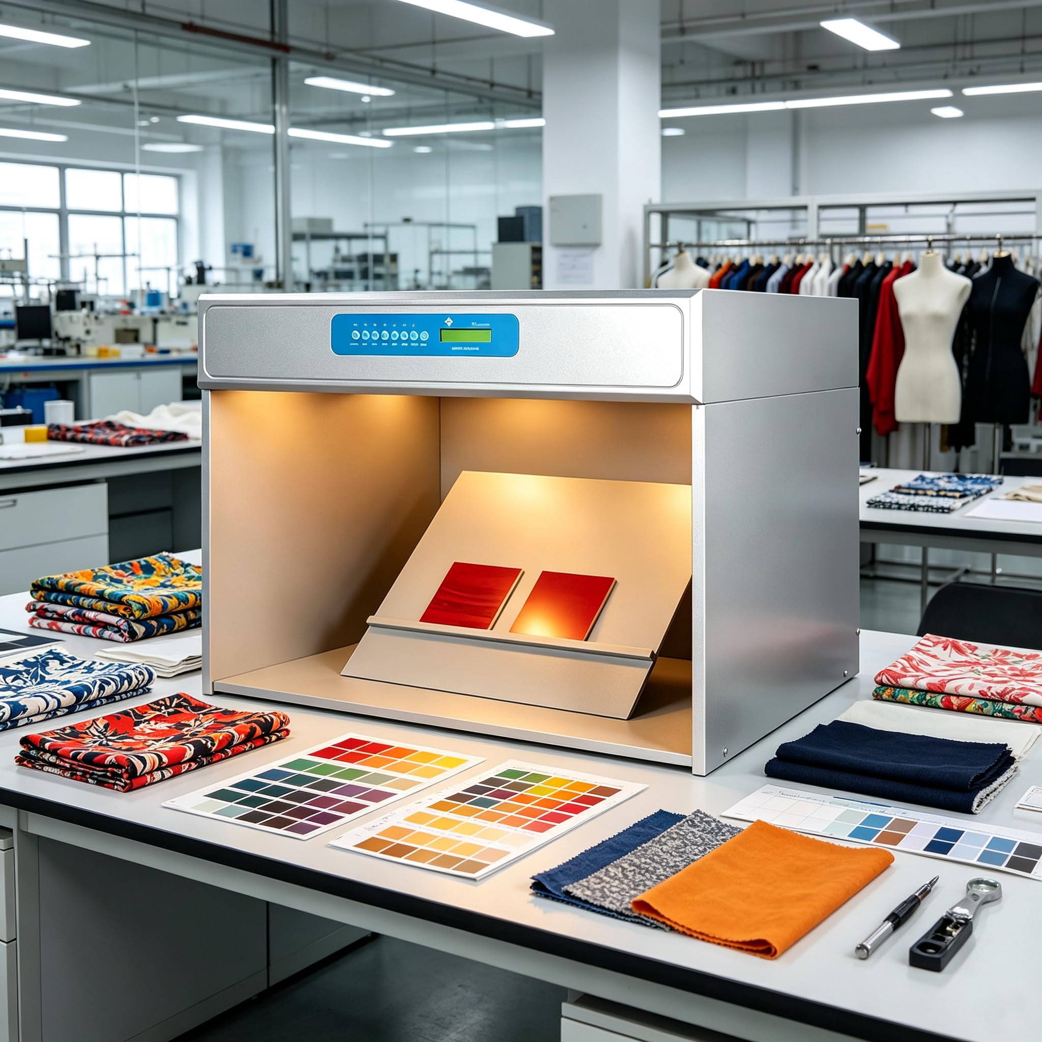 AVSMGP Cabina Luz para Comparación Color para Control Calidad Textil