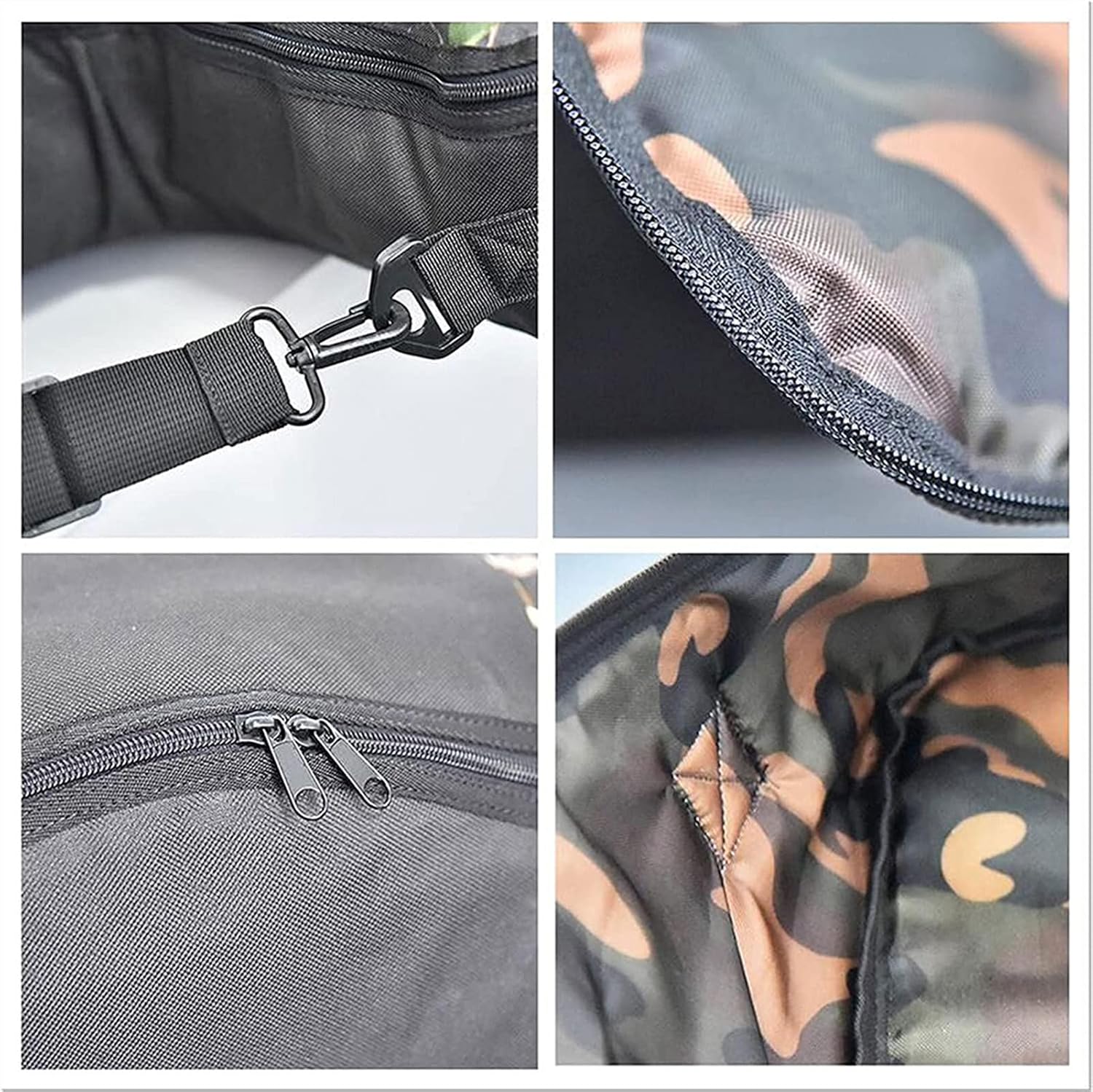 Soft Crossbow Case with Backpack Straps, Padded Archery Bow Cases Crossbow Bag for Outdoors Hunting, 38 x 30 Inch, Camouflage/Black