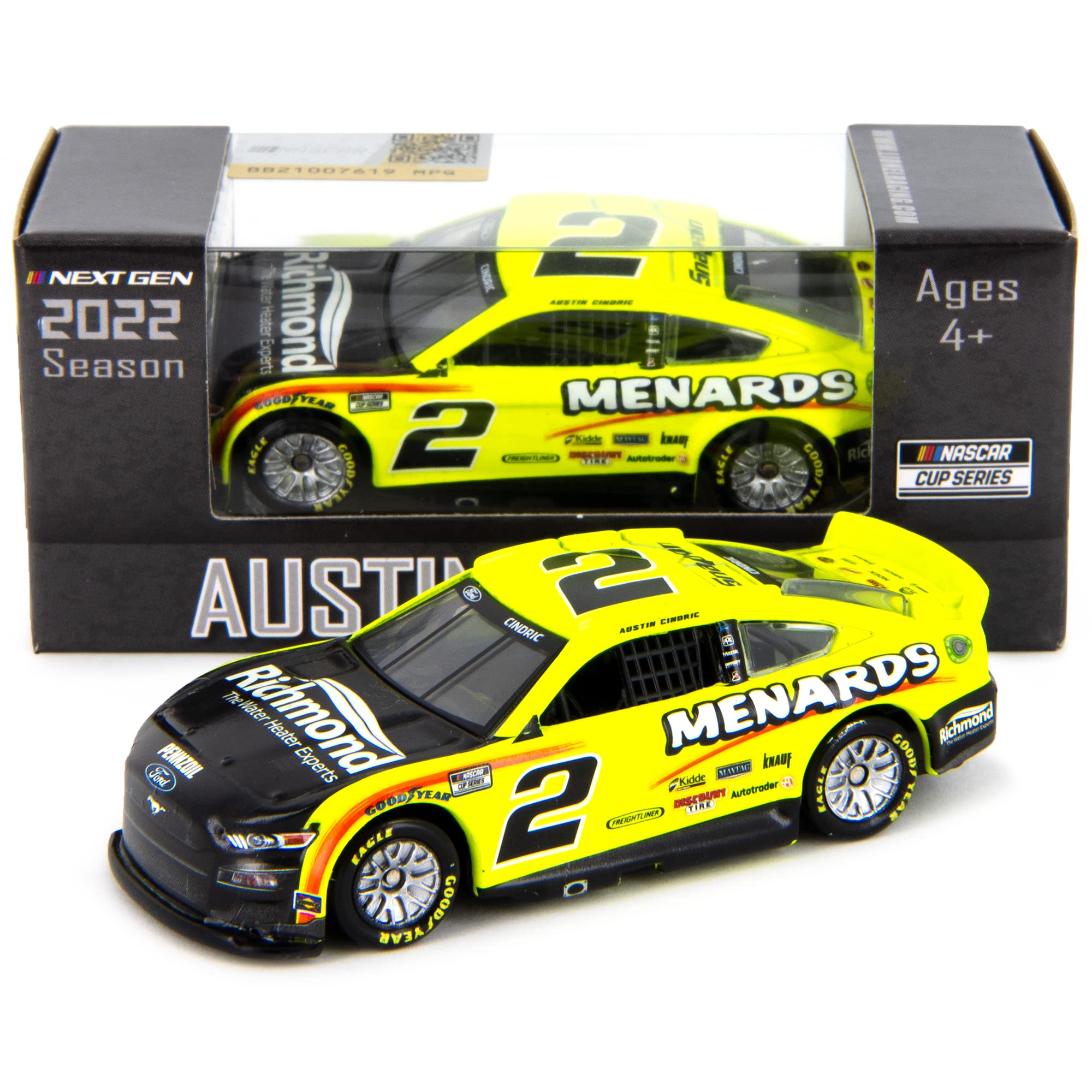 Lionel RacingA CINDRIC 1/64 HT MENARDS Richmond 22 Mustang