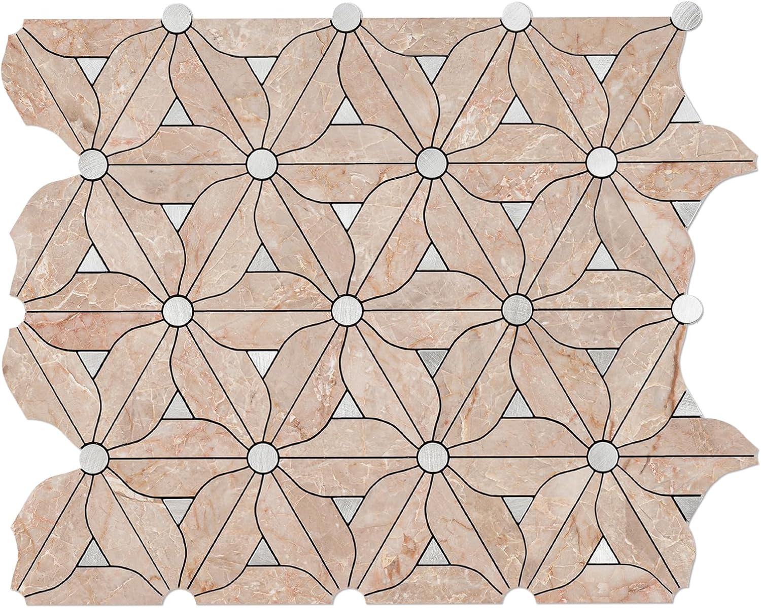 Peel and Stick Backsplash Tile, 10 Sheets Waterproof PVC Wall Tiles for Kitchen Bathroom, Thick Self Adhesive Stick on Backsplash, Covers 9.67 Sq.Ft