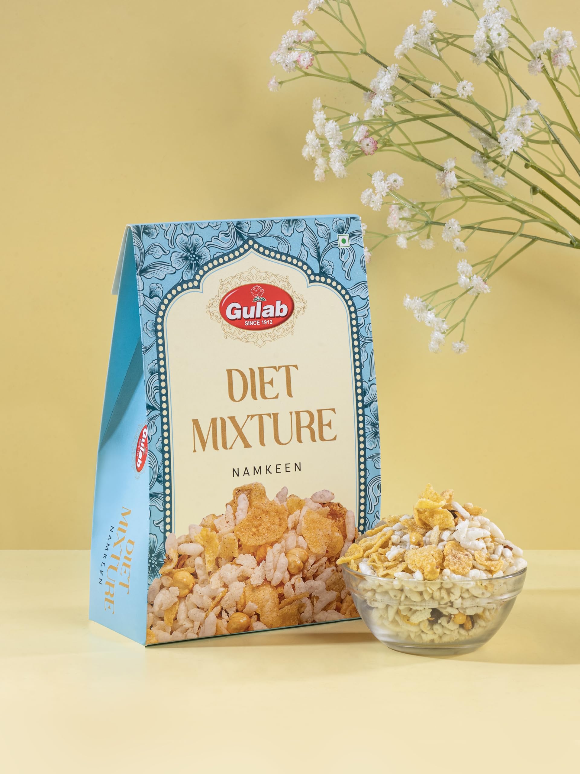 Gulab (LABEL) Diet Mixture - Zero Cholesterol | Healthy Snacking with High Nutrient Content (125gm) Pack of 4 (B0D1TYV1FD) Amazon Price History, Amazon Price Tracker