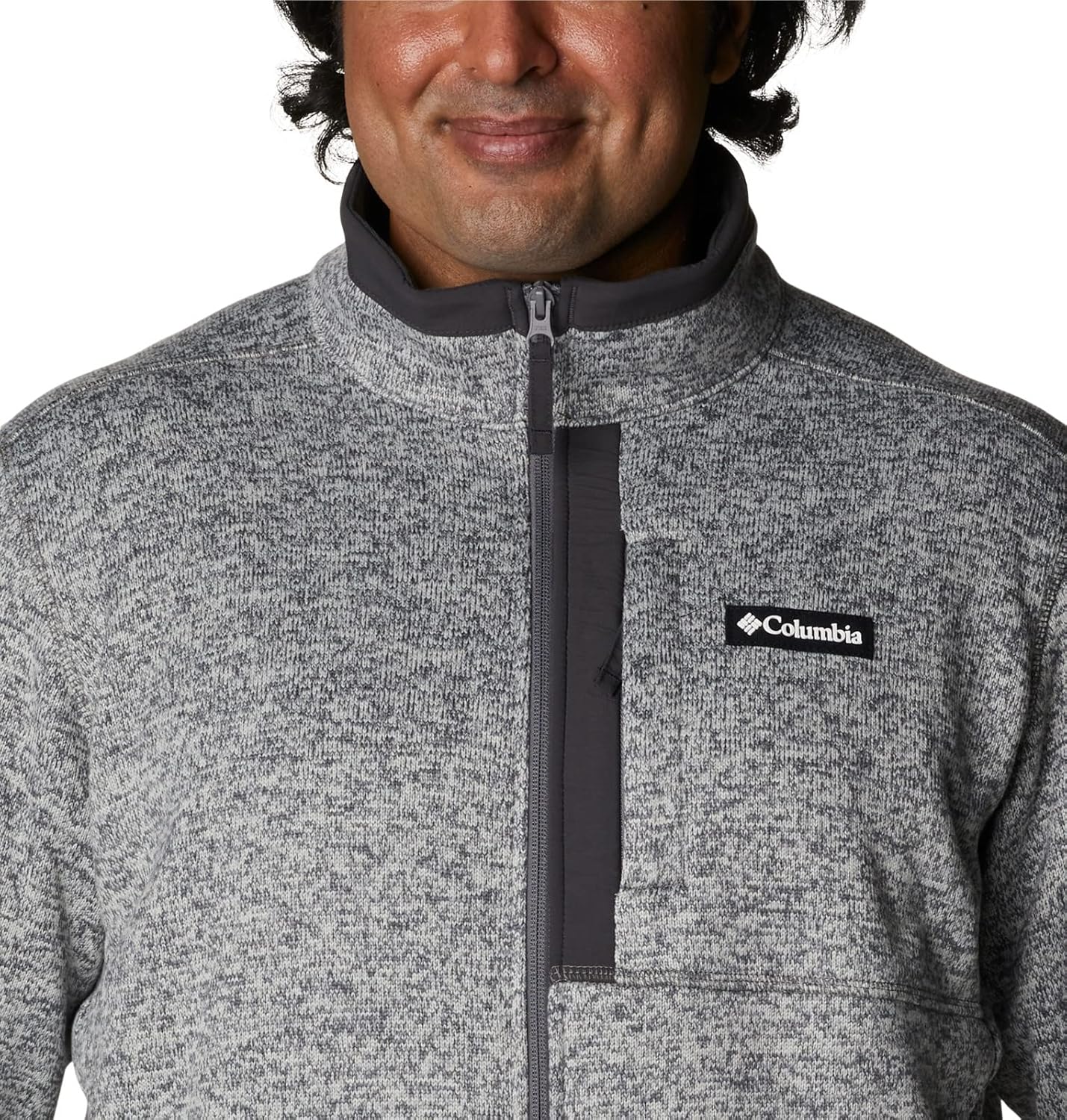 Columbia Men's Sweater Weather Full Zip, City Grey Heather, 2X Tall - Image 8