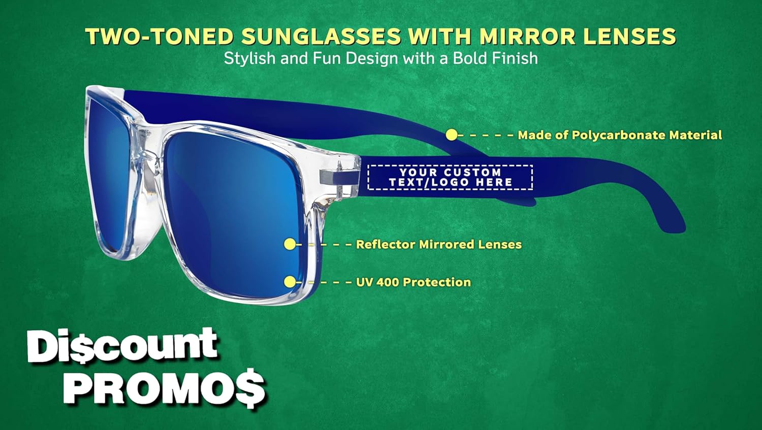 DISCOUNT PROMOS Sunglasses with Mirror Lenses