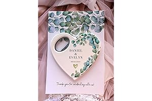Personalized Wedding Favor Magnet Opener: A Heartfelt Keepsake for Unforgettable Memories