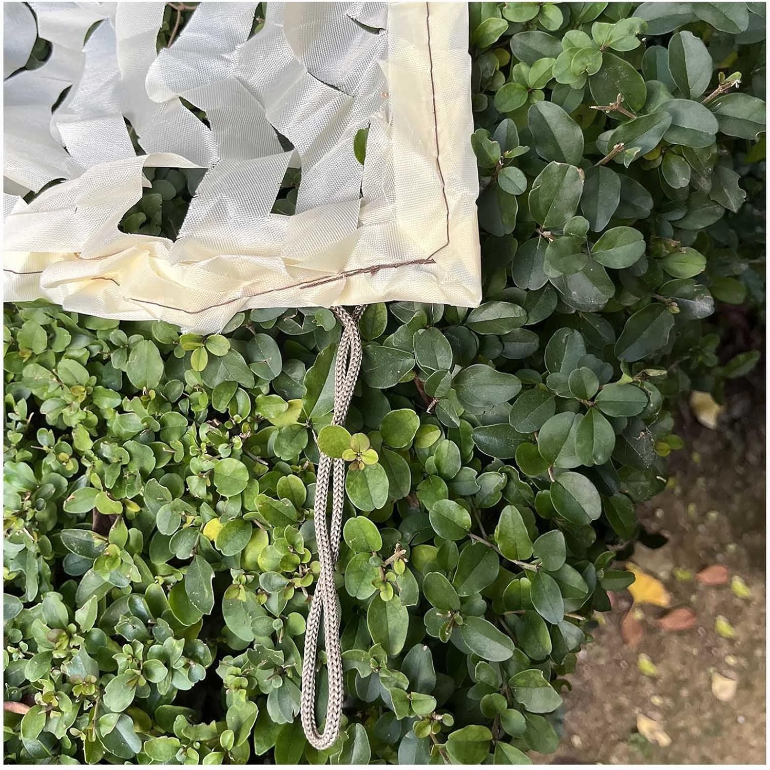 Pxzybd Garden Camouflage Netting,Beign Breathable Shade Net,Military Reinforced Camouflage Net,Camping,Hunting,Theme Party Decoration,Outdoor Sunscreen Camo Netting,Car Cover,Beige-3x3m(9.8 * 9.8ft)