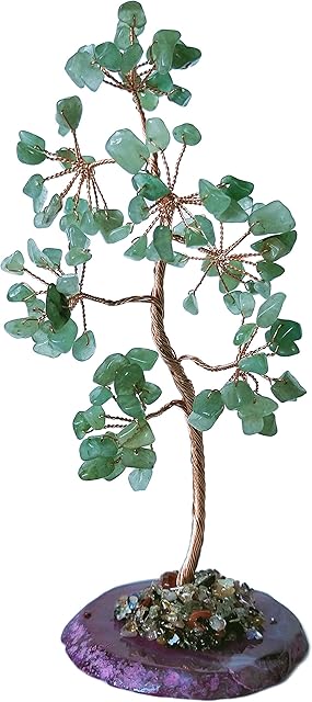 Mina Heal Healing Crystals Tree/Bonsai Tree for Home Decor, Room Decor and Office Desk, Spiritual Gifts for Energy Healing, Good Luck Gifts for Wealth & Prosperity, and Decorative Home Accessories