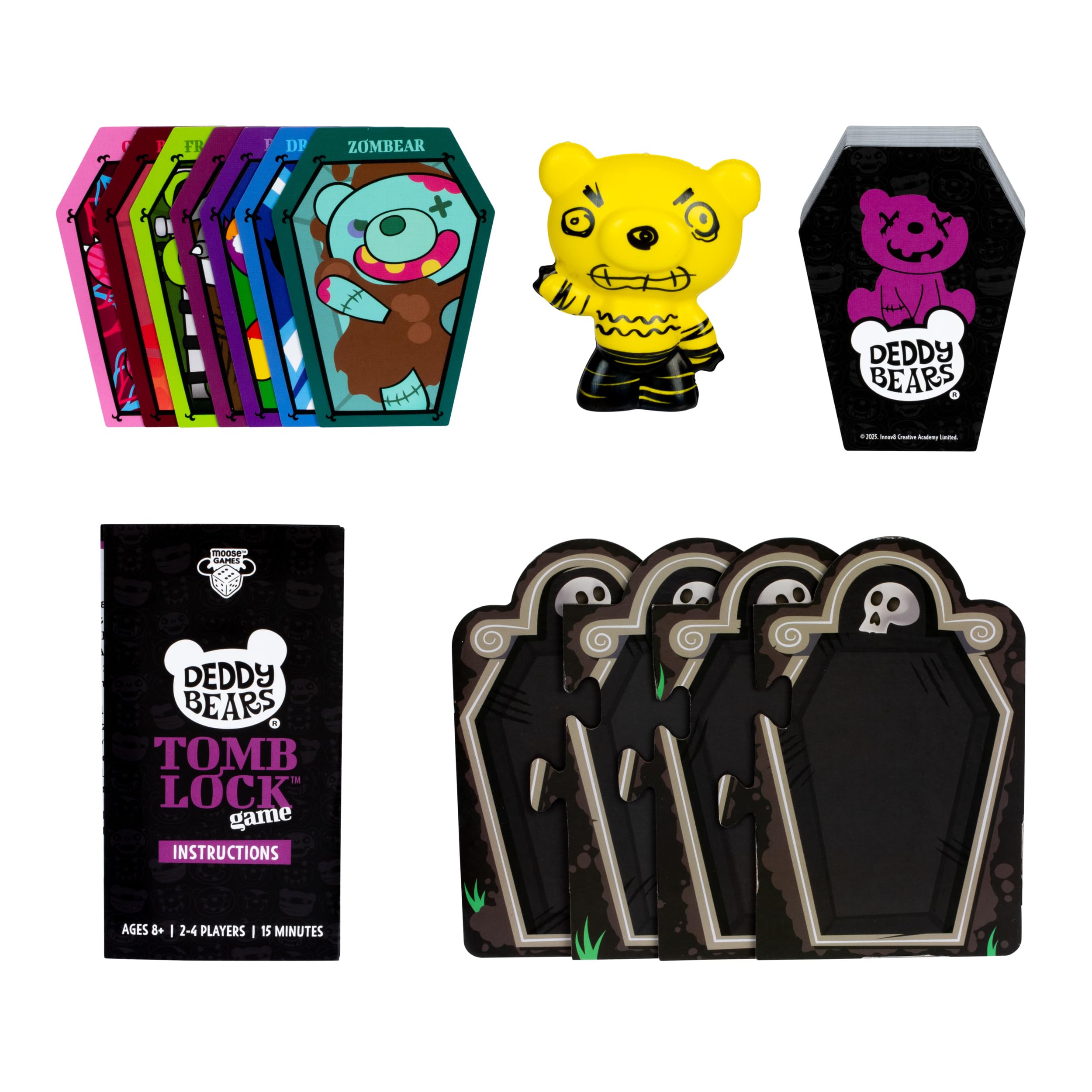 Amazon.com: Moose Deddy Bears Tomb Lock Game, Race Your Friends to