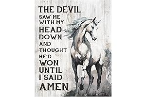 The Devil Saw Me With My Head Down - Spiritual Wall Art Print