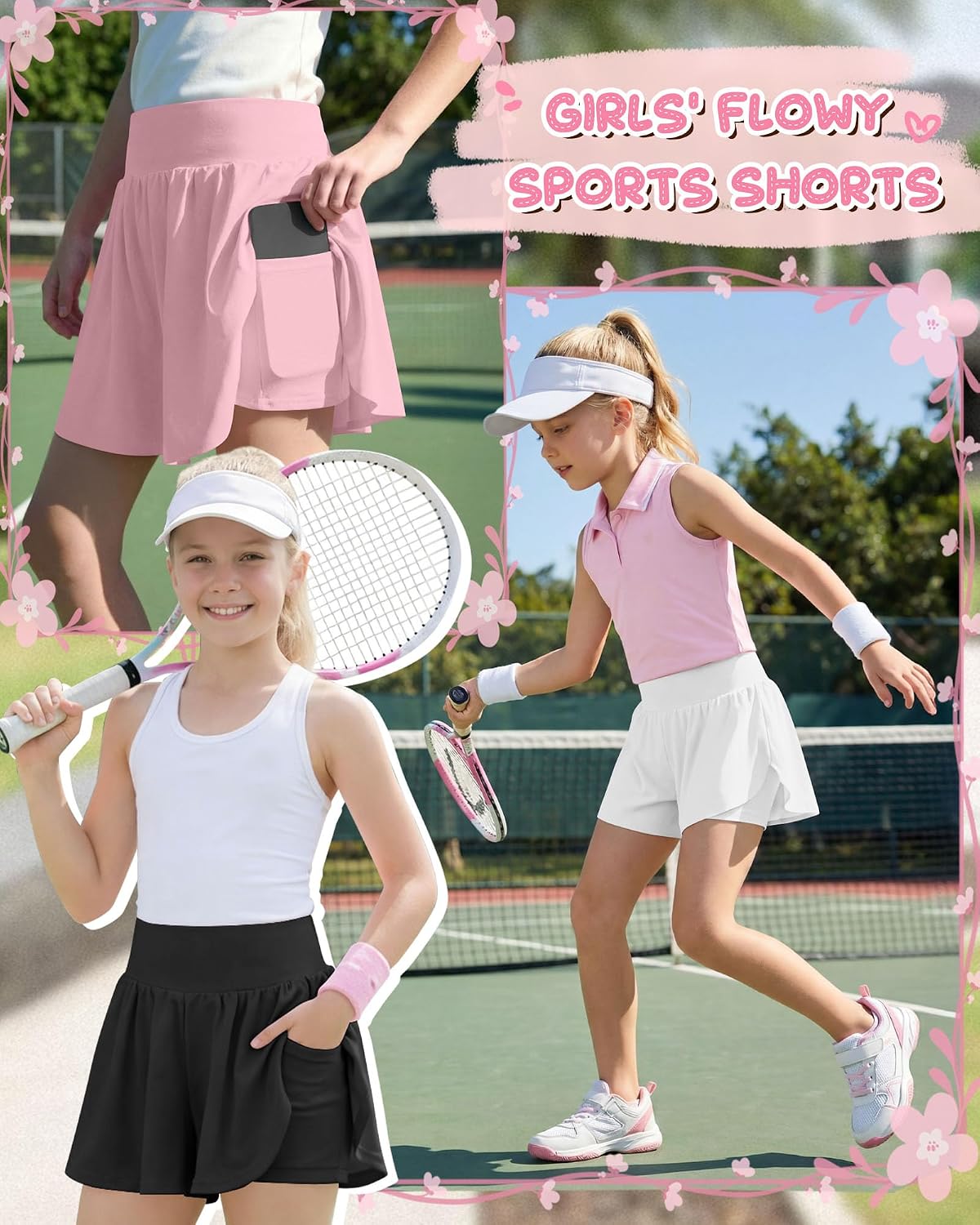 Girls Athletic Shorts