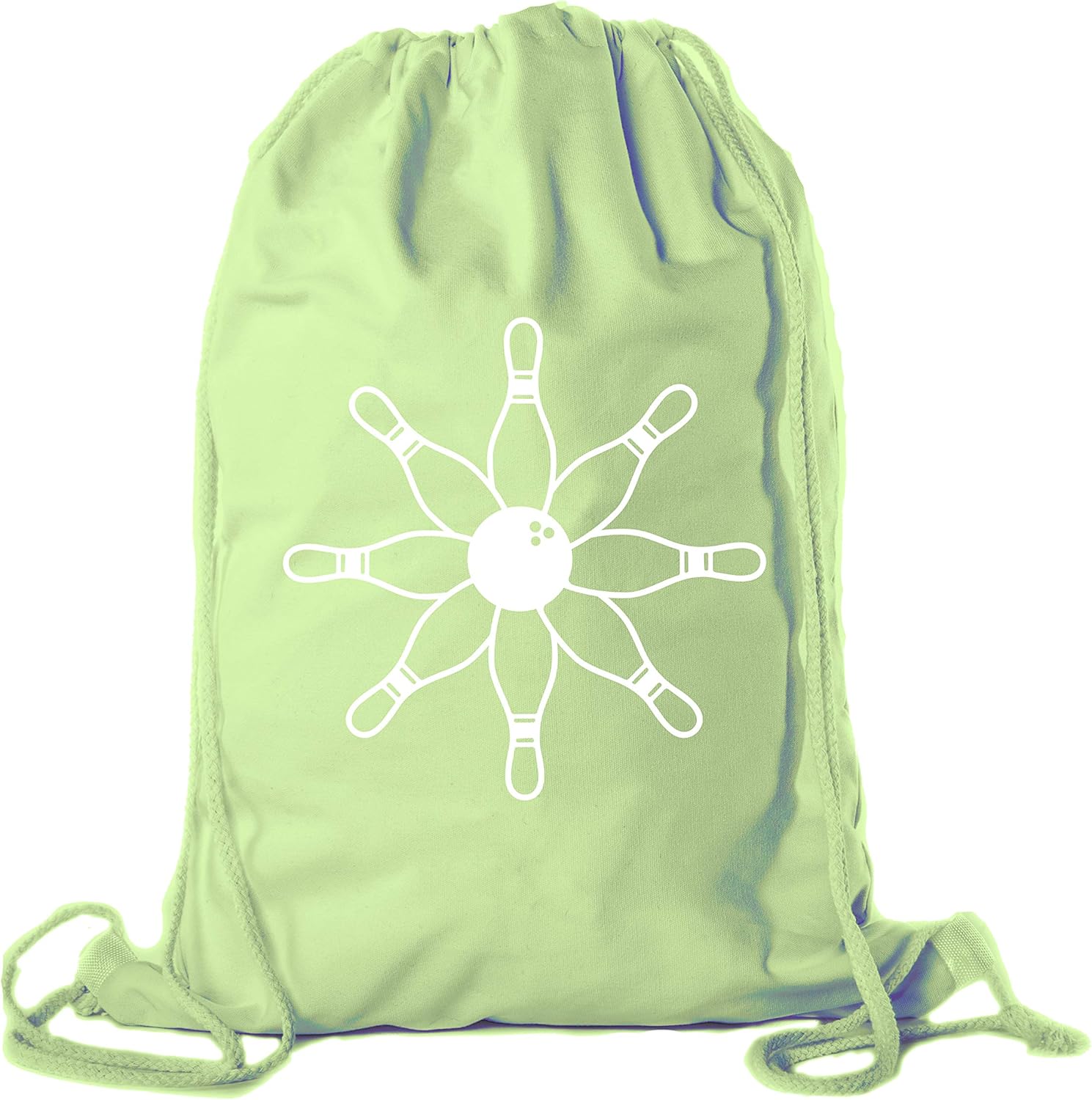 Drawstring Bowling Bag |Cotton Bowling Cinch bags for Leagues and Parties!