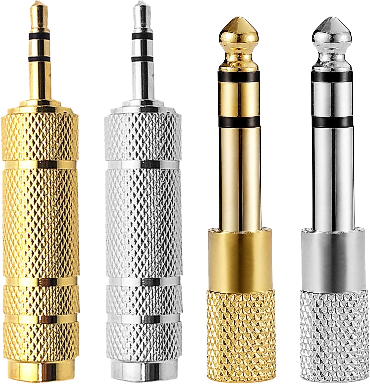 BEHAHAI 6.35mm to 3.5mm Headphone Adapter - 1/4 inch Male to 1/8 inch Female Stereo Jack Converter With Female Plug