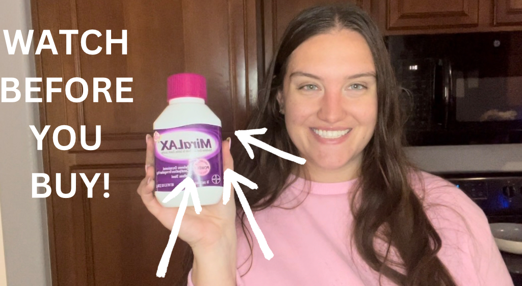 MY THOUGHTS - MiraLAX Laxative Powder, Gentle Constipation Relief on Amazon Live