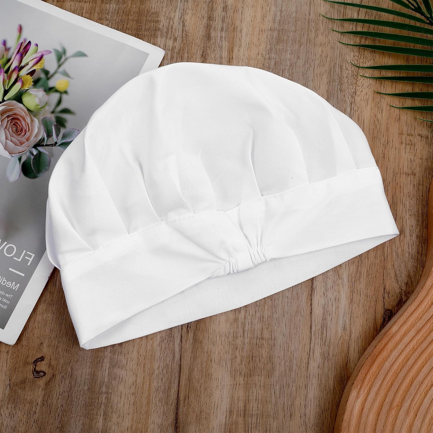 4PCS Kids Chef Hat Adjustable White Chef Hats for Kid, Elastic Cooking Baker Cap for Kids Girls Boys Baking Cooking Parties Art Classes