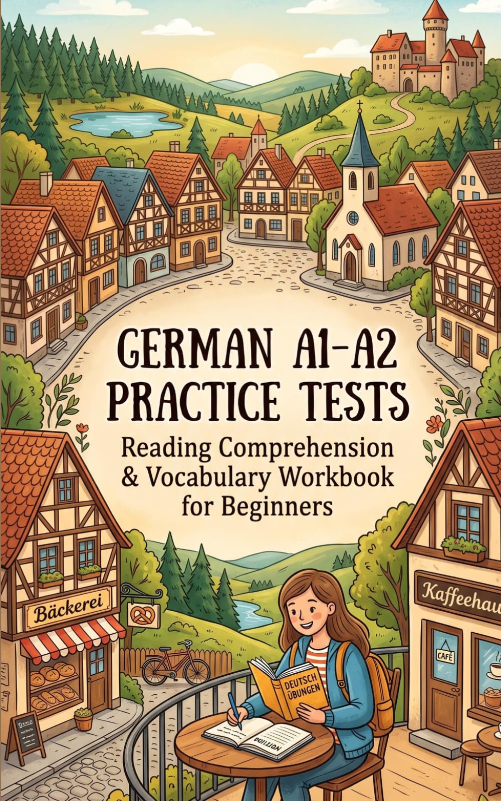 German A1-A2 Practice Tests: Reading Comprehension & Vocabulary Workbook for Beginners