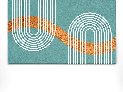 Miniatura 1 de PLUS Haven - Tapete con fibra natural de coco pura y respaldo de PVC resistente, tamaño de 17 x 30 pulgadas, grosor de 0.6 pulgadas, color perfecto,