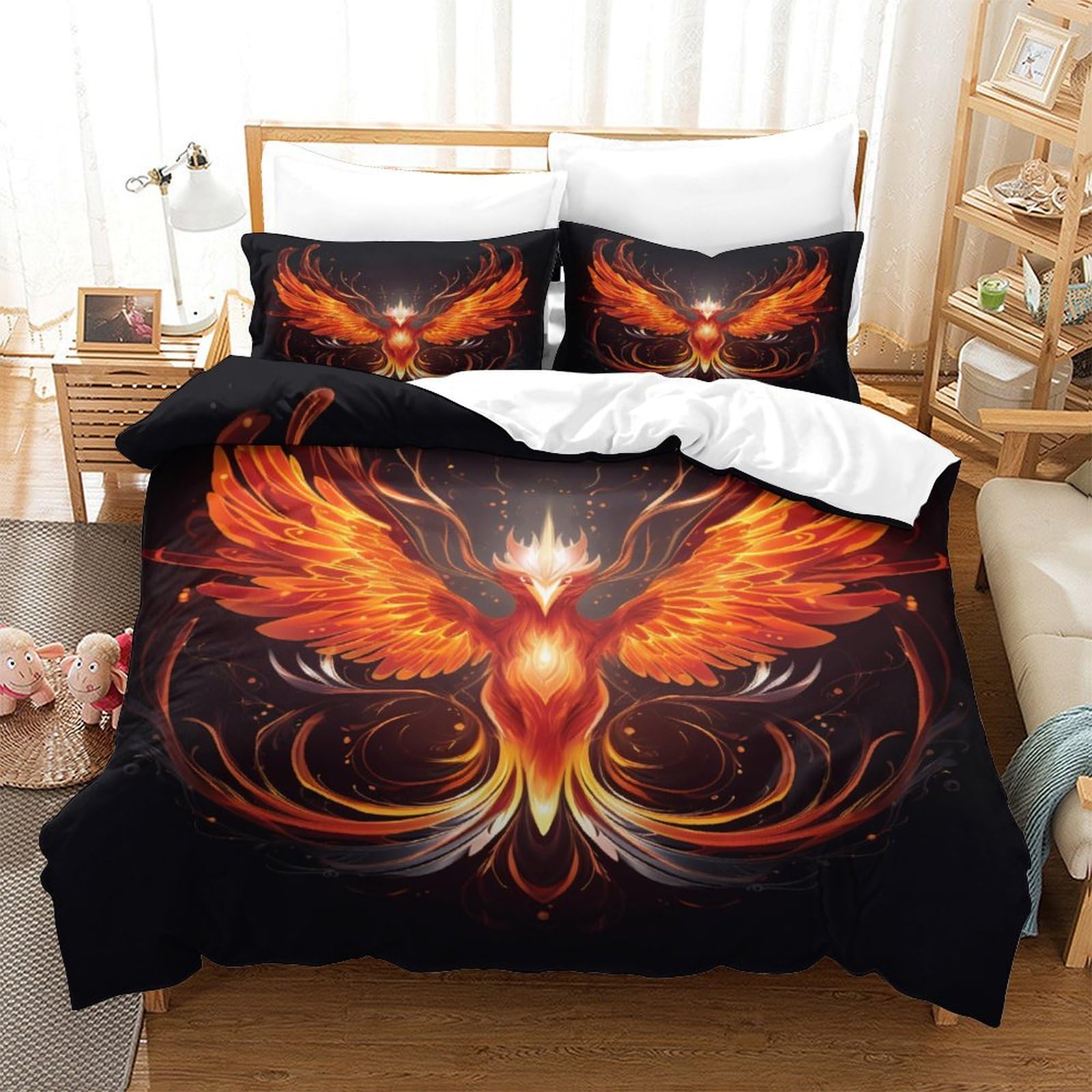 Parure de lit fermeture éclair Phoenix 260x220 hypoallergénique