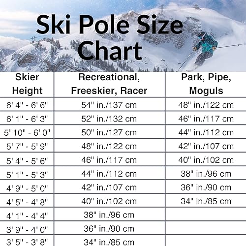 Miniatura 7 de Zipline Podium 14.0 K bastones de esquí grafito Kevlar compuesto de carbono