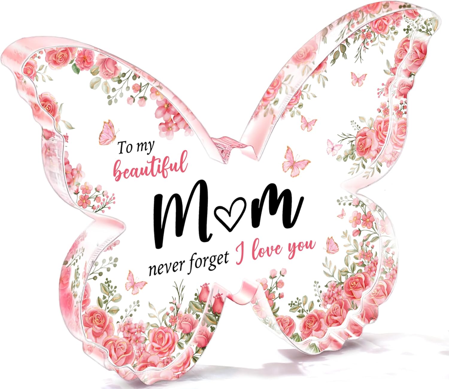 Acrylic Plaque for Grandma Birthday, Gift for Grandma from Granddaughter Grandson, Butterfly Keepsake Decor, Mother’s Day Gift, Personalized Gift Idea A03 image 5