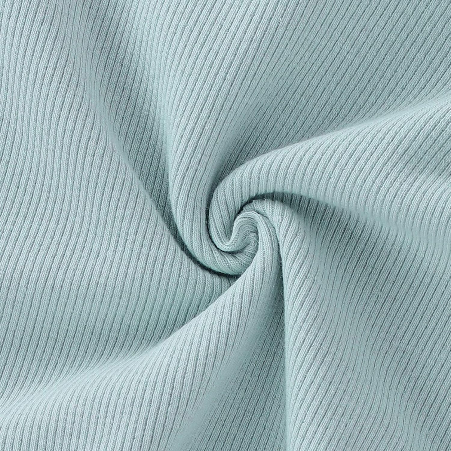 Toddler Baby Girl Summer Clothes Ribbed Knit Cotton Cute Summer Outfits Short Sleeves 2 Pieces Shorts Set 12M - 5T - Image 5