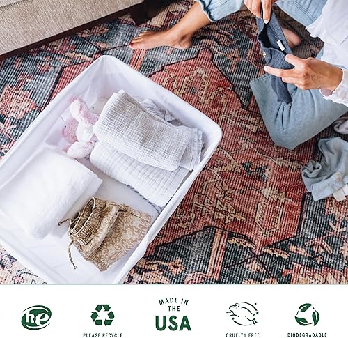 Miniatura 6 de Ingredients Matter Detergente en polvo hipoalergénico sin fragancia de 36 onzas, a base de plantas, concentrado, 72 cargas